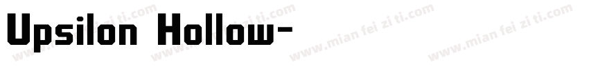 Upsilon Hollow字体转换